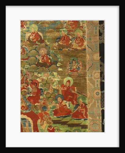 Detail of Third Panchen Lama Losan Penden Yeshe by School Tibetan