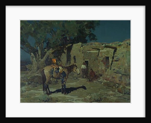 In Old Isleta, 1935 by Frank Tenney Johnson