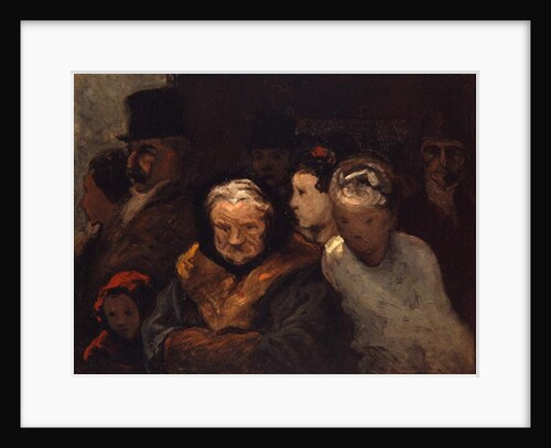 Leaving the Theater, c.1865 by Honore Daumier