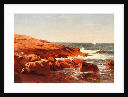 Rocky Shore, 1862 by William Stanley Haseltine