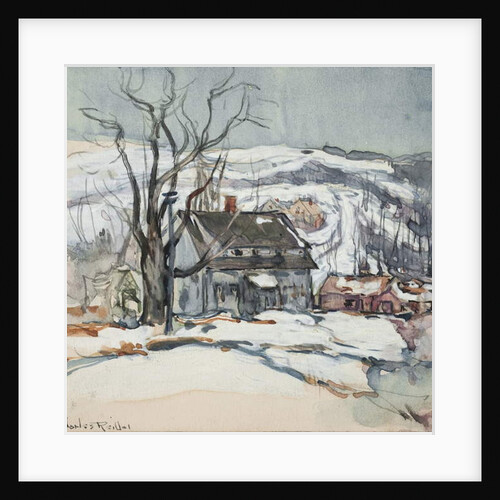 House and Tree in Winter by Charles P. Reiffel