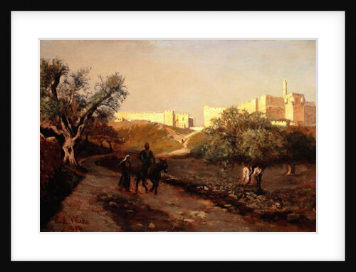 The Walls of Jerusalem, 1874 by Edwin Lord Weeks