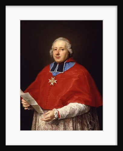 Etienne-René, Cardinal Potier de Gesvres, 1758 by Pompeo Girolamo Batoni