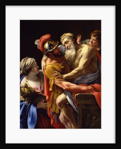 Æneas and His Father Fleeing Troy, c.1635 by Simon Vouet