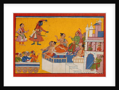 Rama bends his bow, c.1700 by Indian School