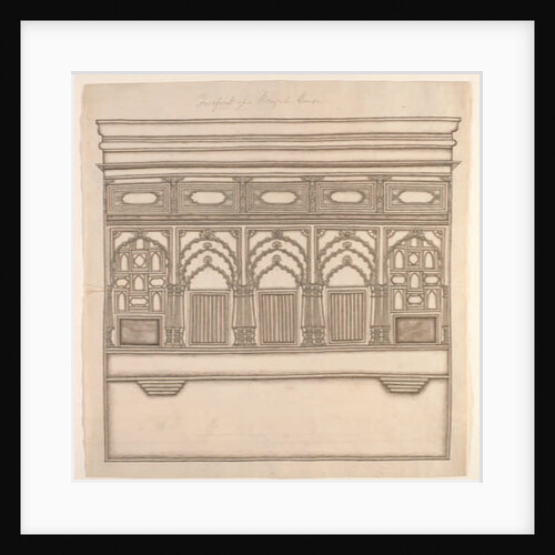 Forefront of a Bengal House, c.1820 by Indian School