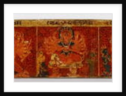 Devimahatmya manuscript cover by Nepalese School