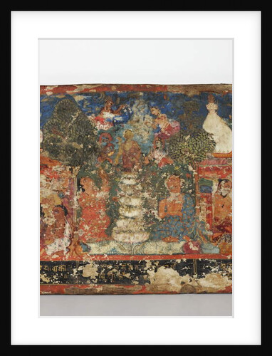 Detail from a Buddhist manuscript cover by Nepalese School