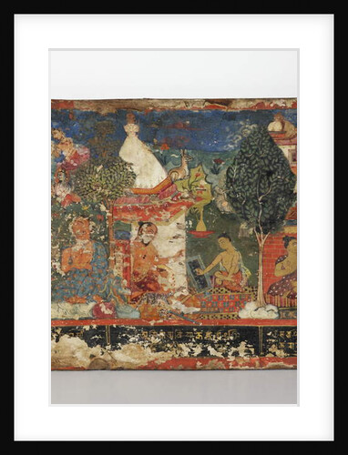 Detail from a Buddhist manuscript cover by Nepalese School