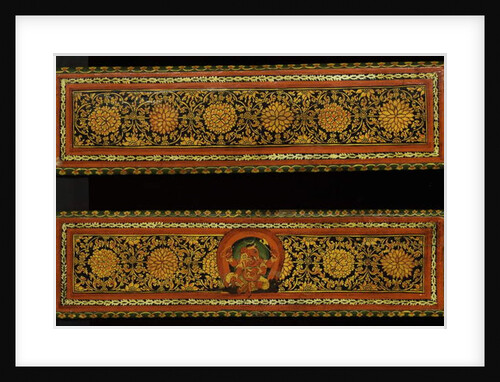 Book covers from a Shaiva manuscript by Nepalese School