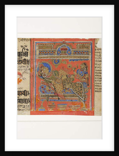 The Brahmani Devananda on her couch by Indian School