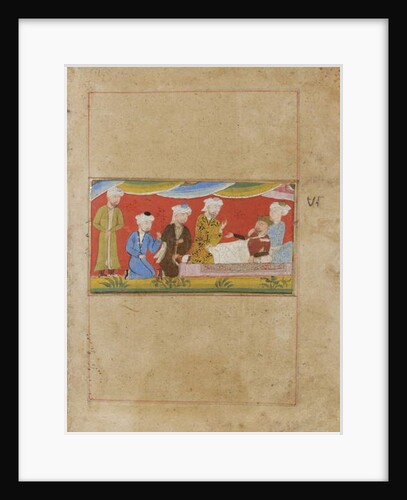 The ailing Alexander dictates his will, c.1475 by Indian School