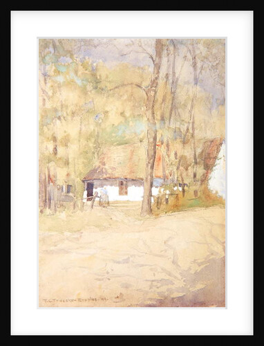 Farmhouse in Étaples, 1899 by Frederick Carl Frieseke