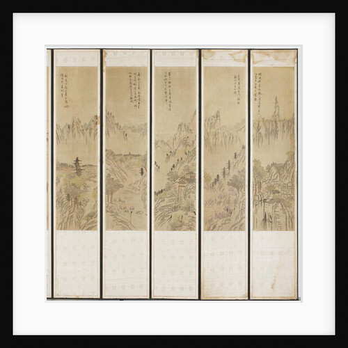 Landscape Scenes, Choson dynasty by School Korean