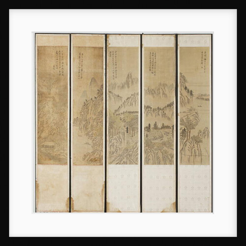 Landscape Scenes, Choson dynasty by School Korean