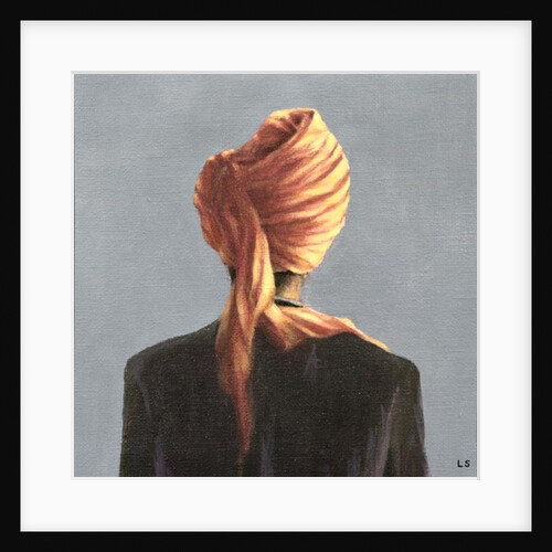 Orange turban, 2004 by Lincoln Seligman