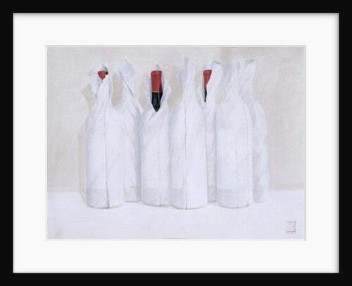 Wrapped bottles 3, 2003 by Lincoln Seligman