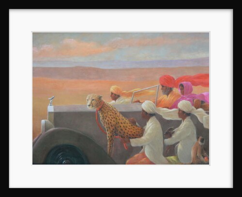 Big Red Turban by Lincoln Seligman