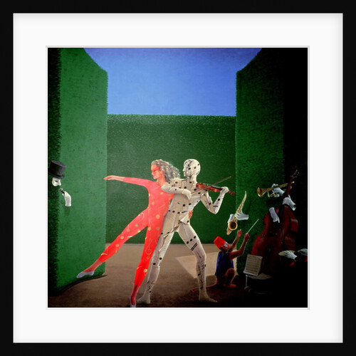 Berkley Hotel Murals - 2 by Lincoln Seligman