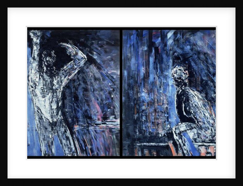 Naked woman and naked man, 1990 by Stephen Finer