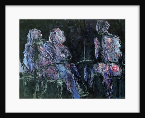 Two women and a man, 1986 by Stephen Finer