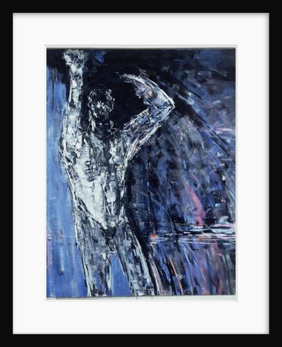 Naked man, right hand panel of a diptych, 1990 by Stephen Finer