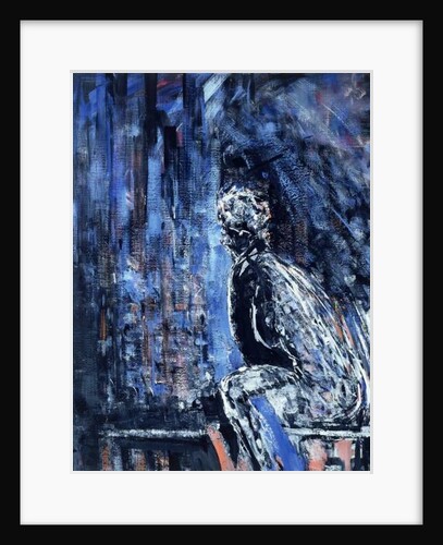 Naked woman, left hand panel of a diptych, 1990 by Stephen Finer