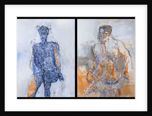 Diptych of Duncan Hume dancing aged 38, 2011 by Stephen Finer