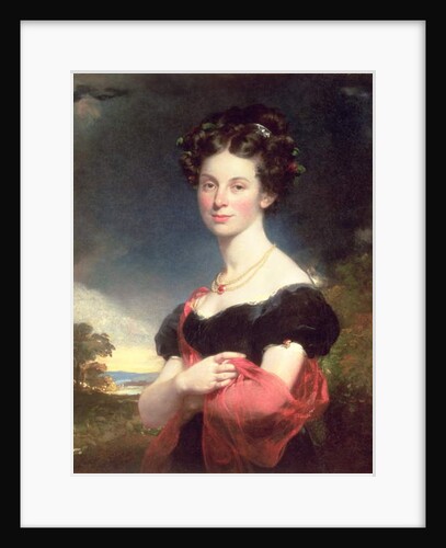 Portrait of a Lady in a Black Dress, 1825 by William Beechey