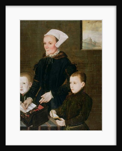 Alice Barnham and her Two Sons Martin and Steven, 1557 by English School