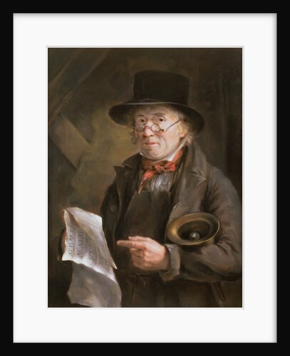 The Town Crier, 1822 by Robert Mendham