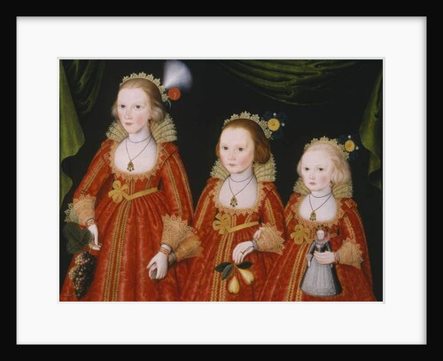 Portrait of Three Girls, c.1620 by William Larkin