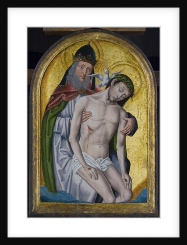 The Holy Trinity by (1375/8-1444) Master of Flemalle