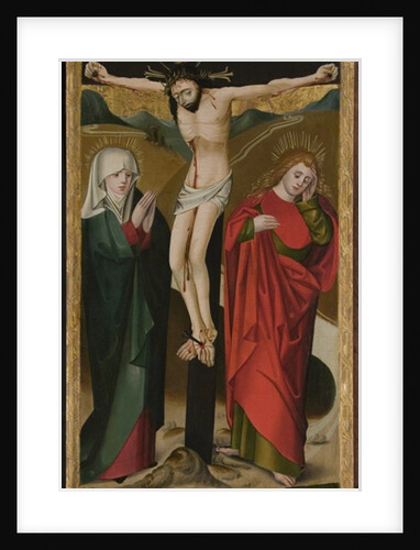The Crucifixion by Master of the Hanover Marktkirche Altar