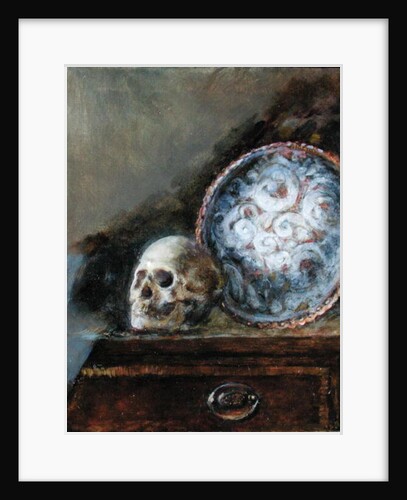Skull and Plate by Gail Schulman