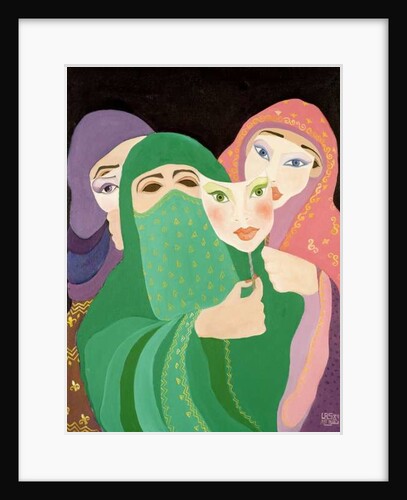 Masks, 1989 by Laila Shawa