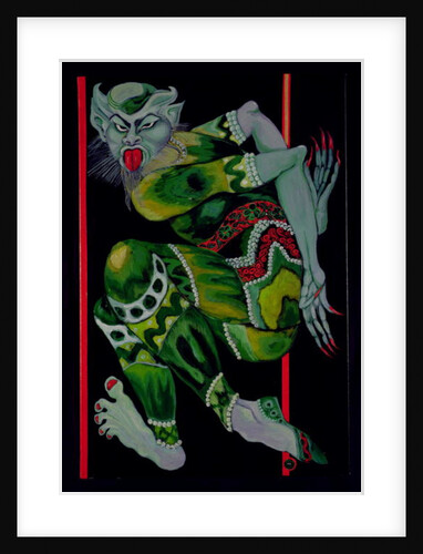 The Devil, after Bakst, 1992 by Laila Shawa