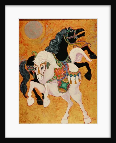 Antar and Abla, 1989 by Laila Shawa