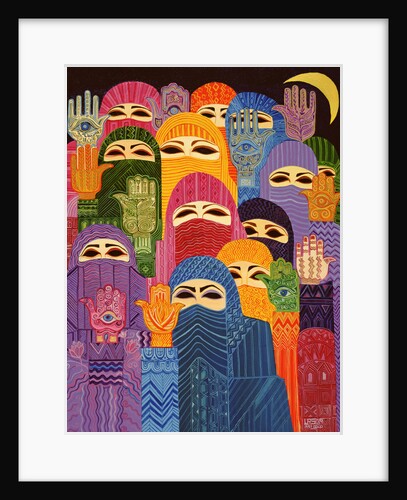 Les mains de Fatima, 1989 by Laila Shawa