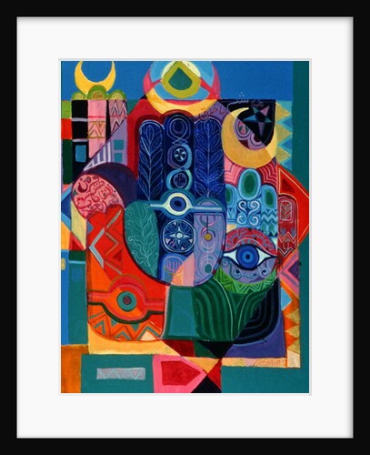 Hands as Amulets I, 1992 by Laila Shawa