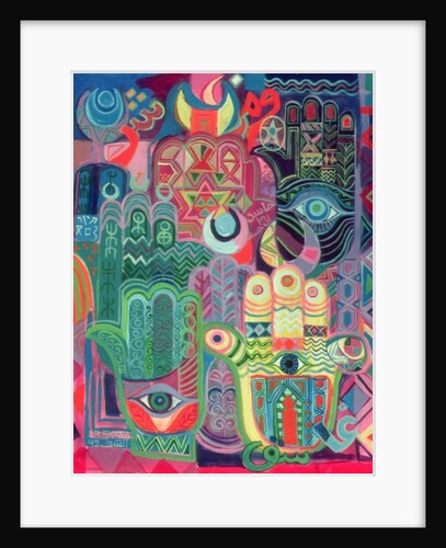Hands as Amulets II, 1992 by Laila Shawa