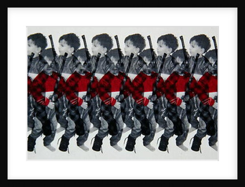 Boy Soldiers, 1996 by Laila Shawa