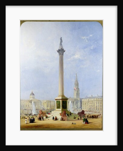 Projected View of Trafalgar Square, 1844 by George Henry Andrews