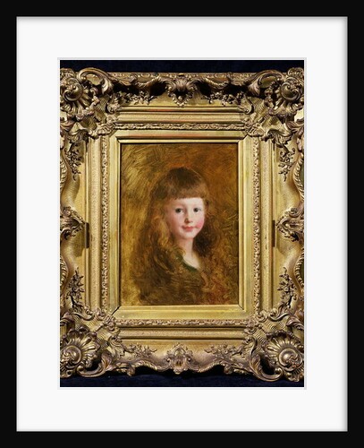 Portrait of a Girl by Gustave Jacquet