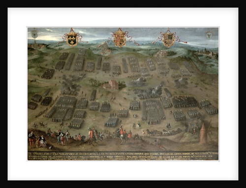 The Battle of Moncontour, 30 October 1569, 1587 by Jan Snellinck