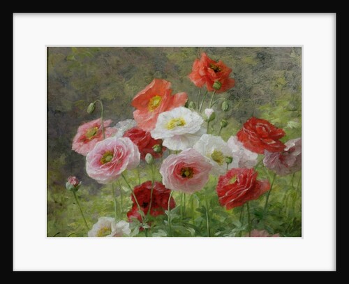 Cluster of Poppies, 1884 by Louis Marie Lemaire