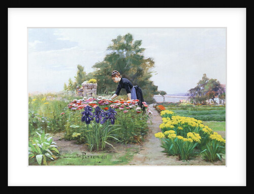 The Flower Garden, 1888 by Cesar Pattein