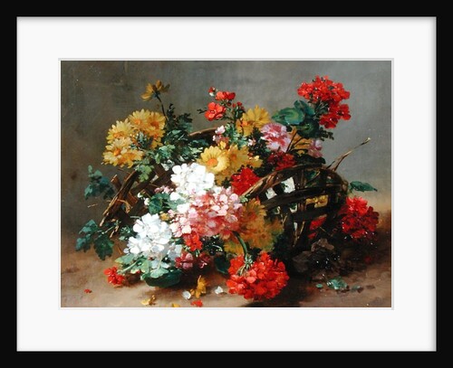 Flower Study by Eugene Henri Cauchois