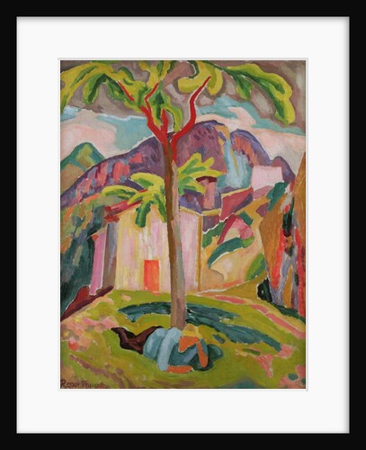 Figure Resting under a Tree, St. Agnes, 1915 by Roger Eliot Fry