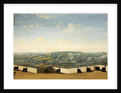 Stroud from Rodborough Fort, Gloucestershire, c.1765 by English School